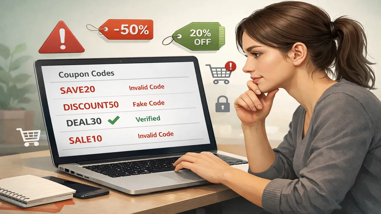 How to Spot Fake Coupon Codes