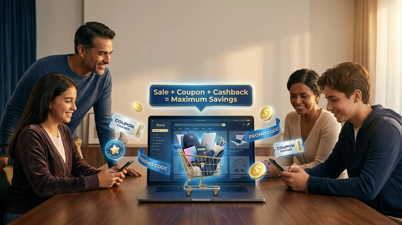 How to Combine Back-to-School Coupons, Cashback, and Promo Codes for Bigger Savings