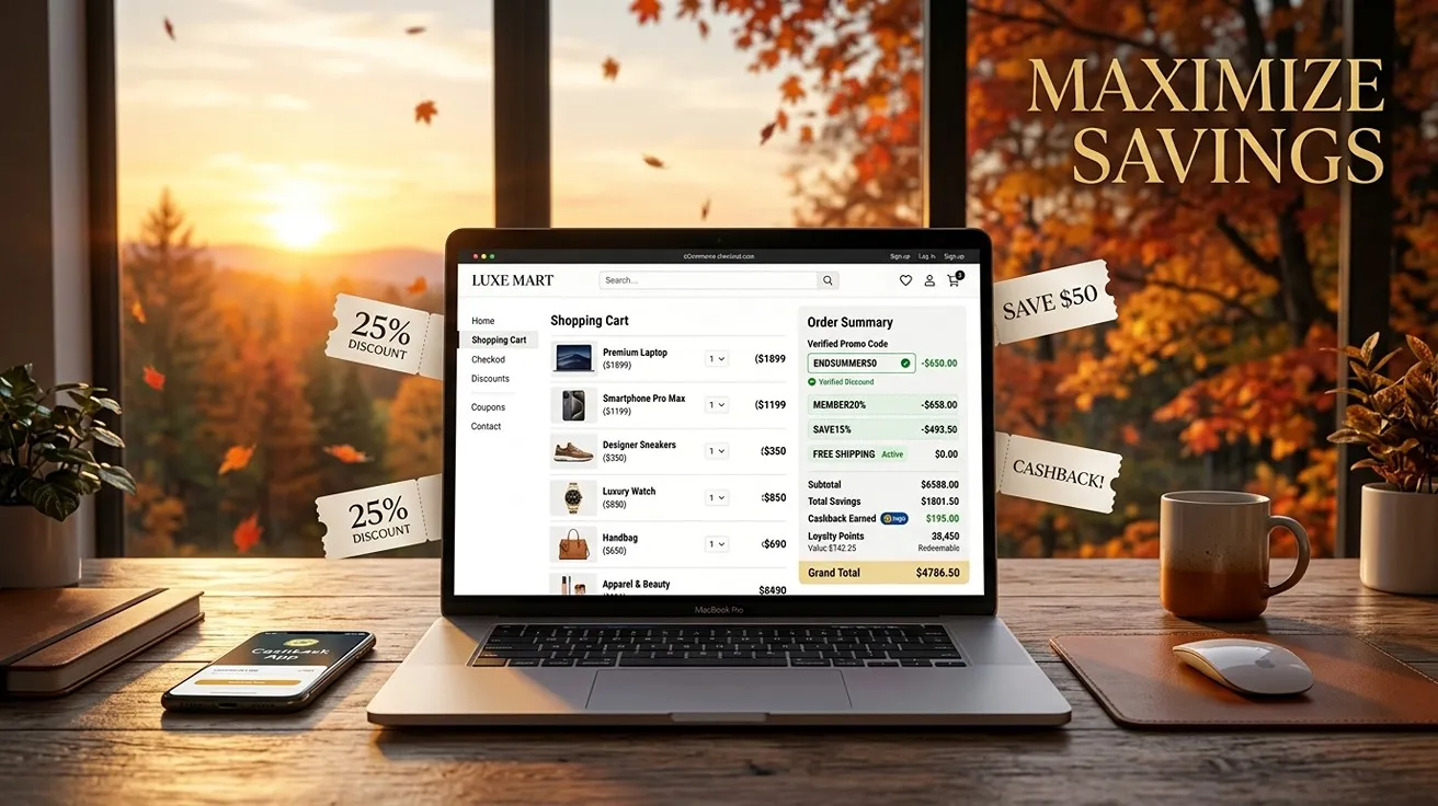 How to Combine Coupons, Promo Codes & Cashback During the End of Summer Sales 2026